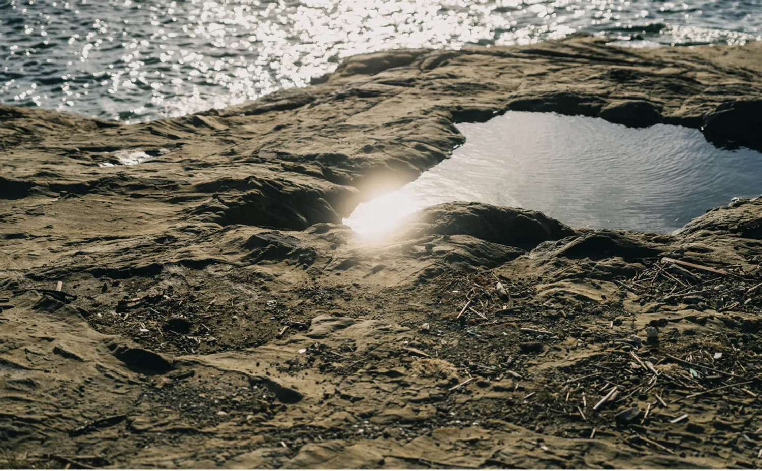 光の移ろいが美し海景
